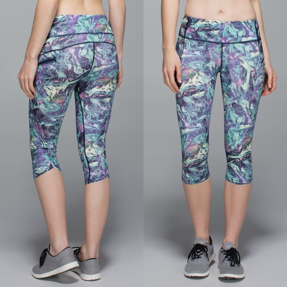 Lululemon Run: Top Speed Crop Iridescent Multi - image 1